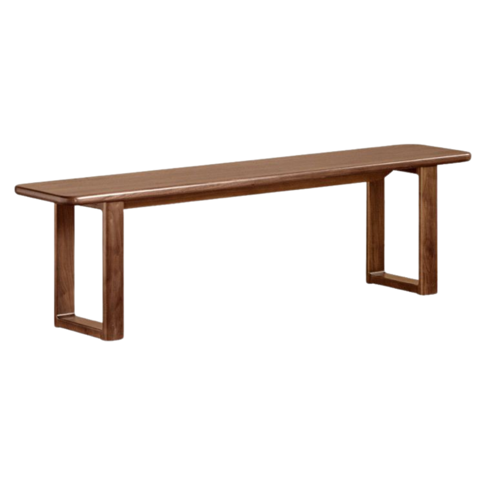 Black Walnut, White Ash Solid Wood Leisure Long Bench