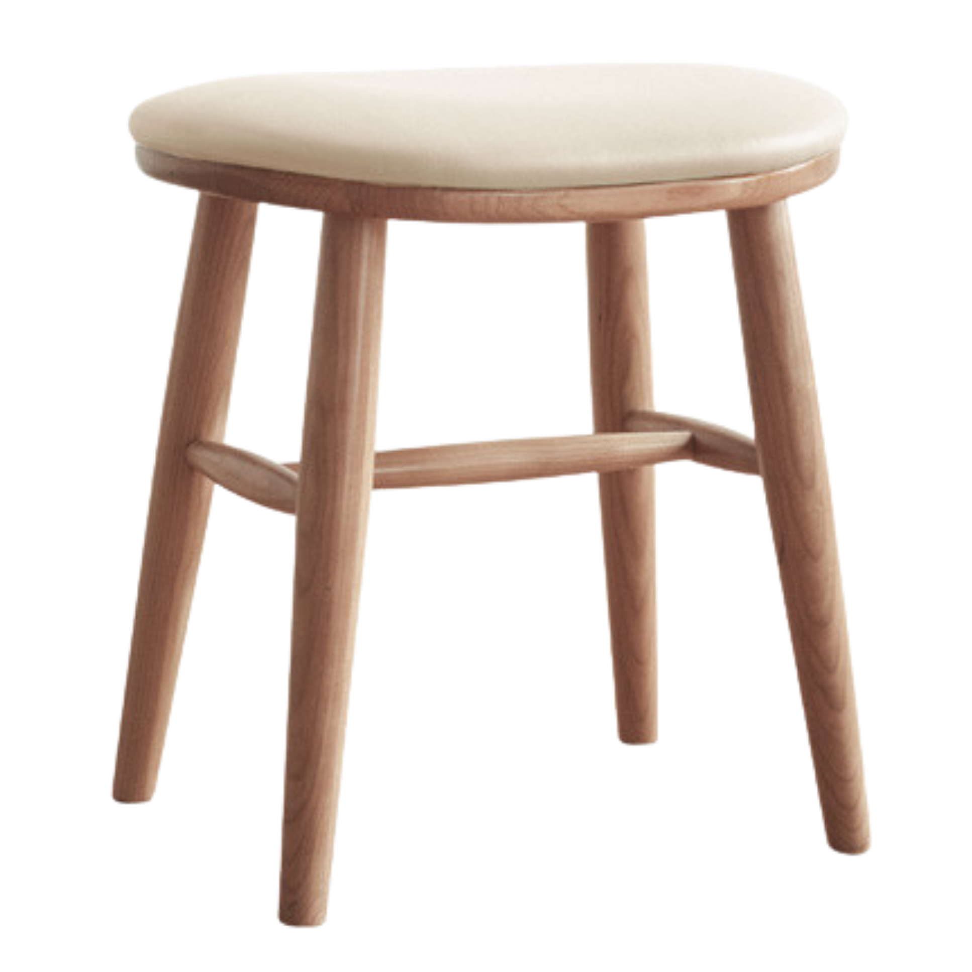 Ash, Cherry Solid Wood Dressing Stool