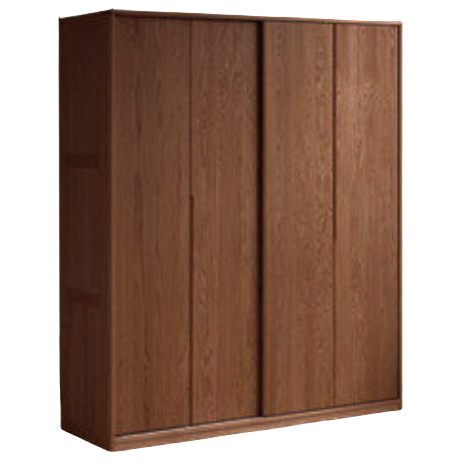 Oak Solid Wood Sliding Door Wardrobe.
