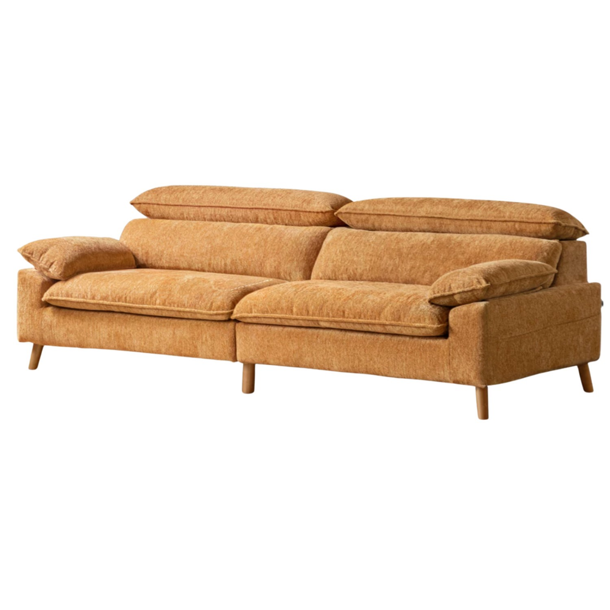 Deep Seat Sofa with Adjustable Headrest
