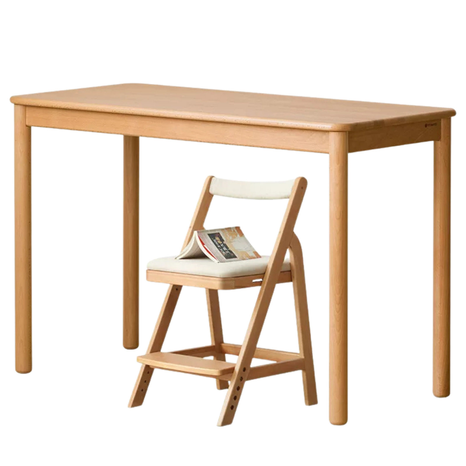 Beech Solid Wood Kids Writing Desk