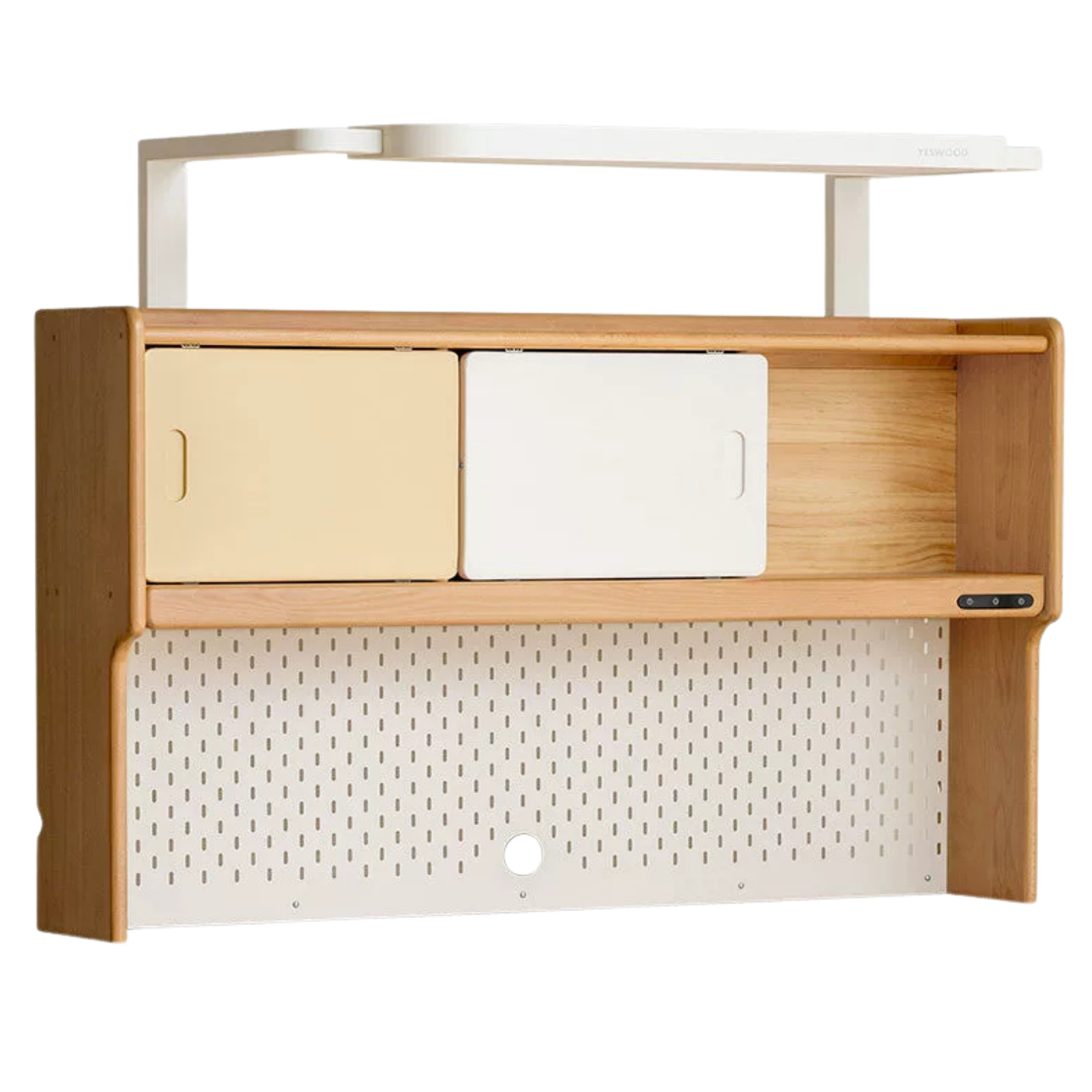 Beech, Oak, Tulipwood Solid Wood, Solid RubberWood Study Desk with Shelf