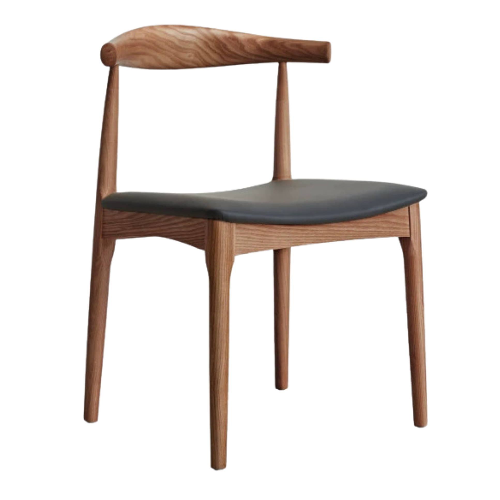 Set 4 pcs Black Walnut, Ash, Oak Solid Wood Nordic Dining Chair