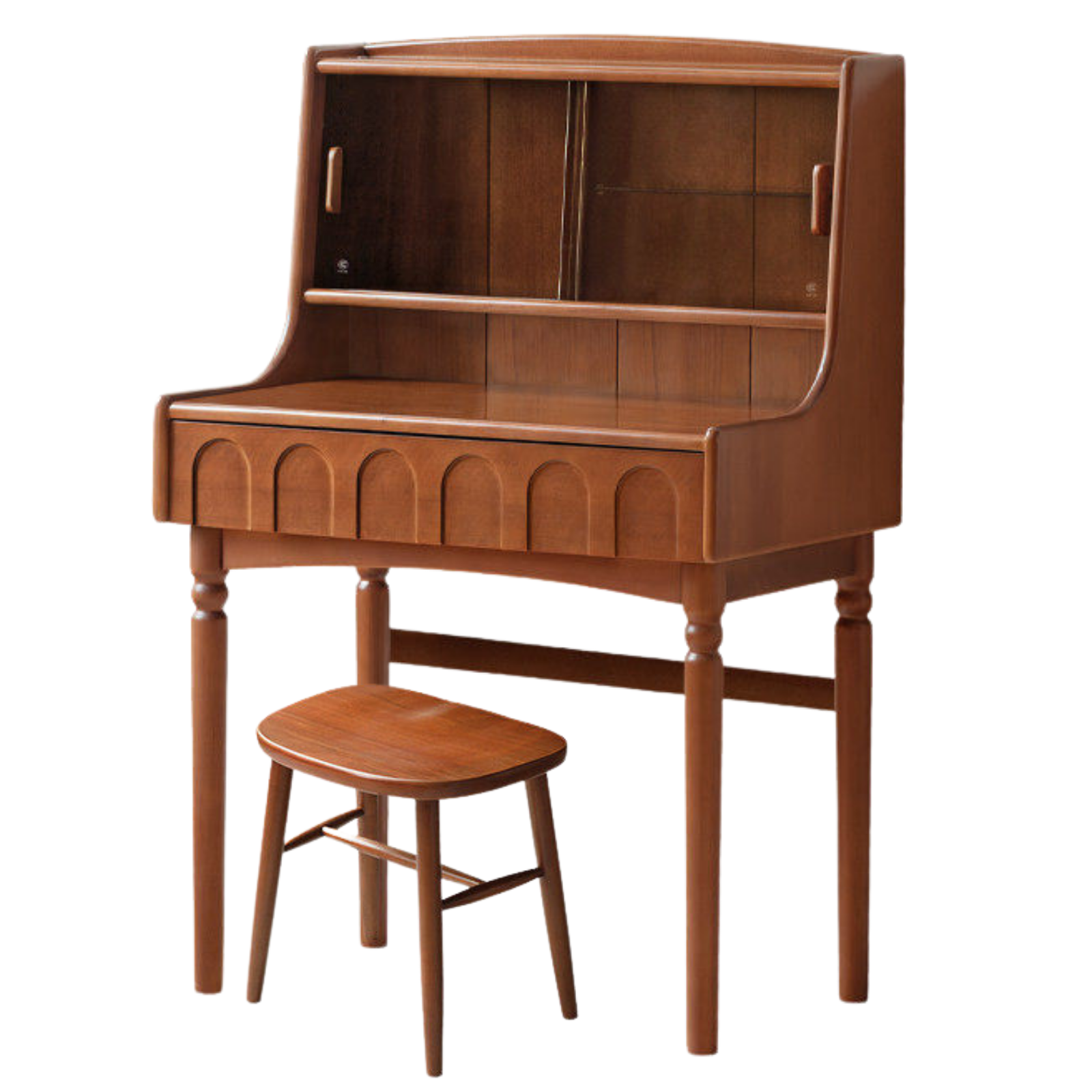 Poplar Solid Wood Multifunctional Vanity Table.