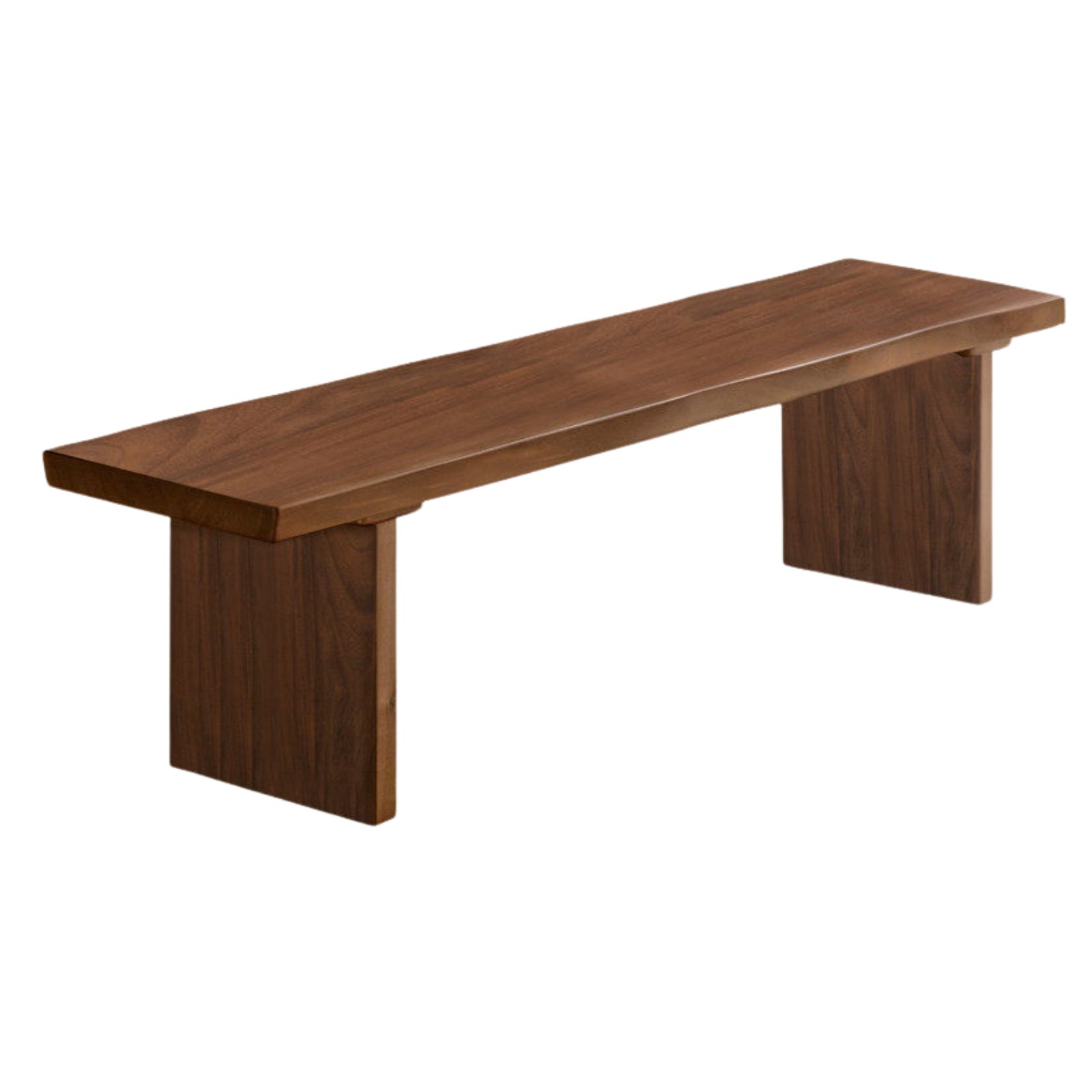 Black Walnut, Ash, South American Walnut Solid Wood Wabi Sabi Bench