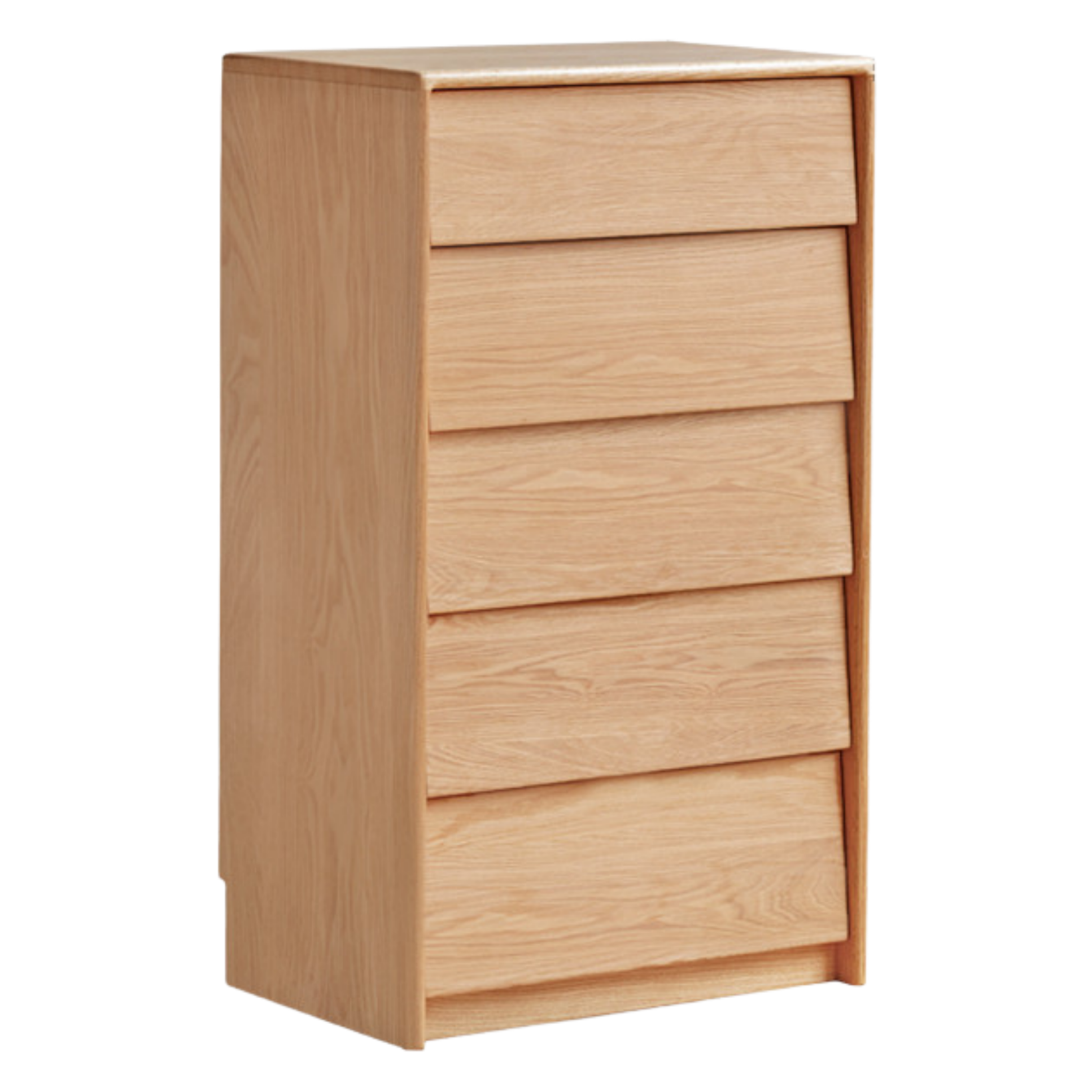 Ash, Oak Solid Wood Slanted Surface Chest of Drawers
