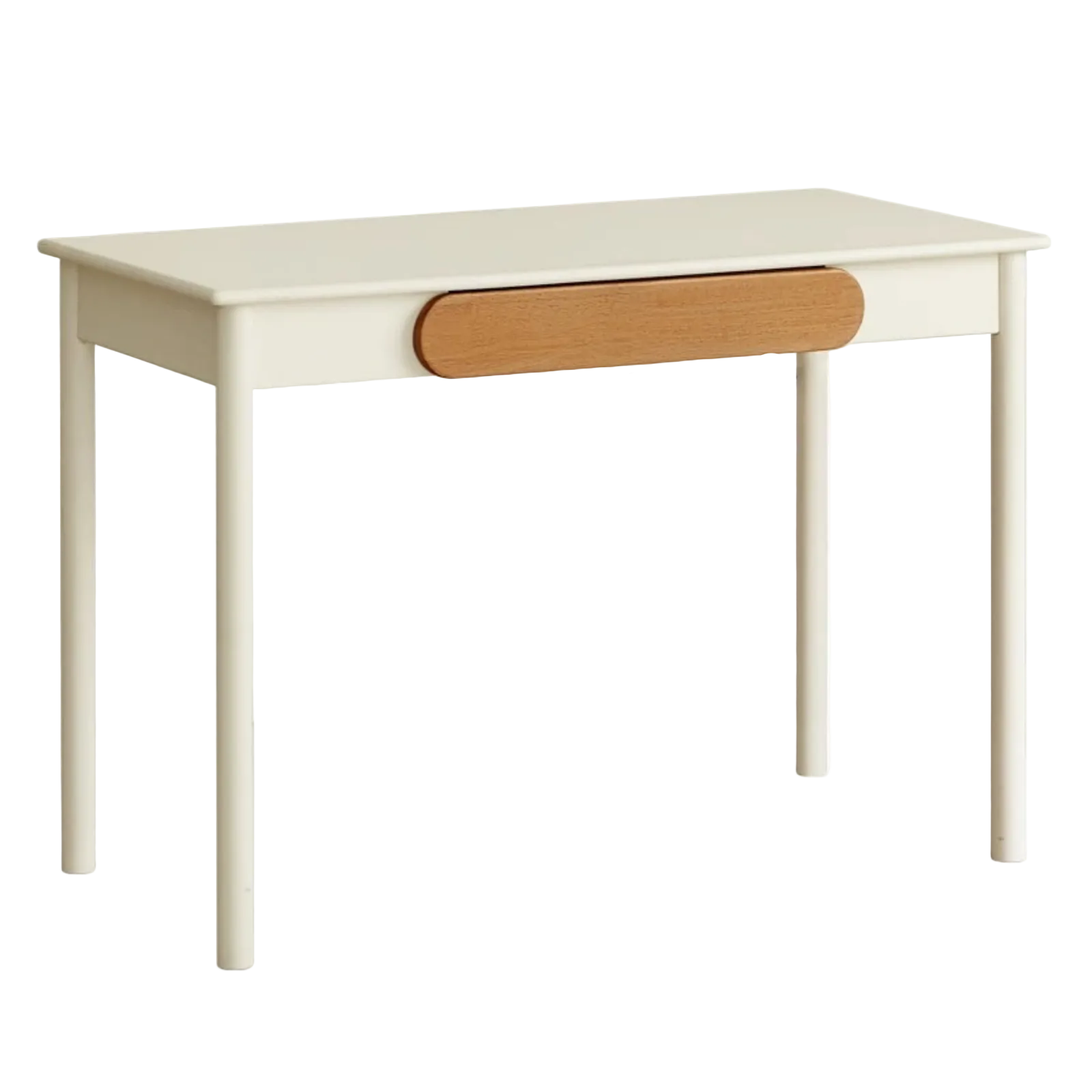Solid RubberWood Cream Style Kids Writing Desk