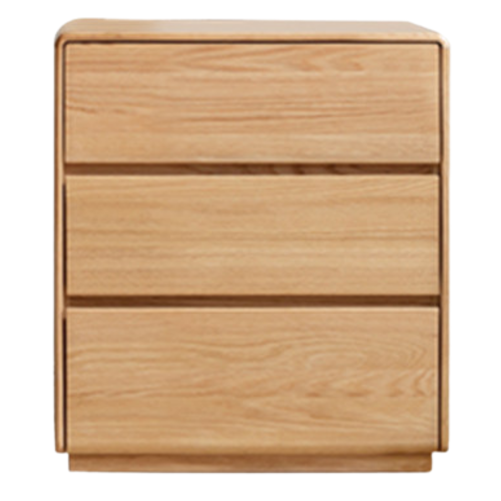 Oak, Ash Solid Wood Retractable Vanity Table Storage Cabinet.