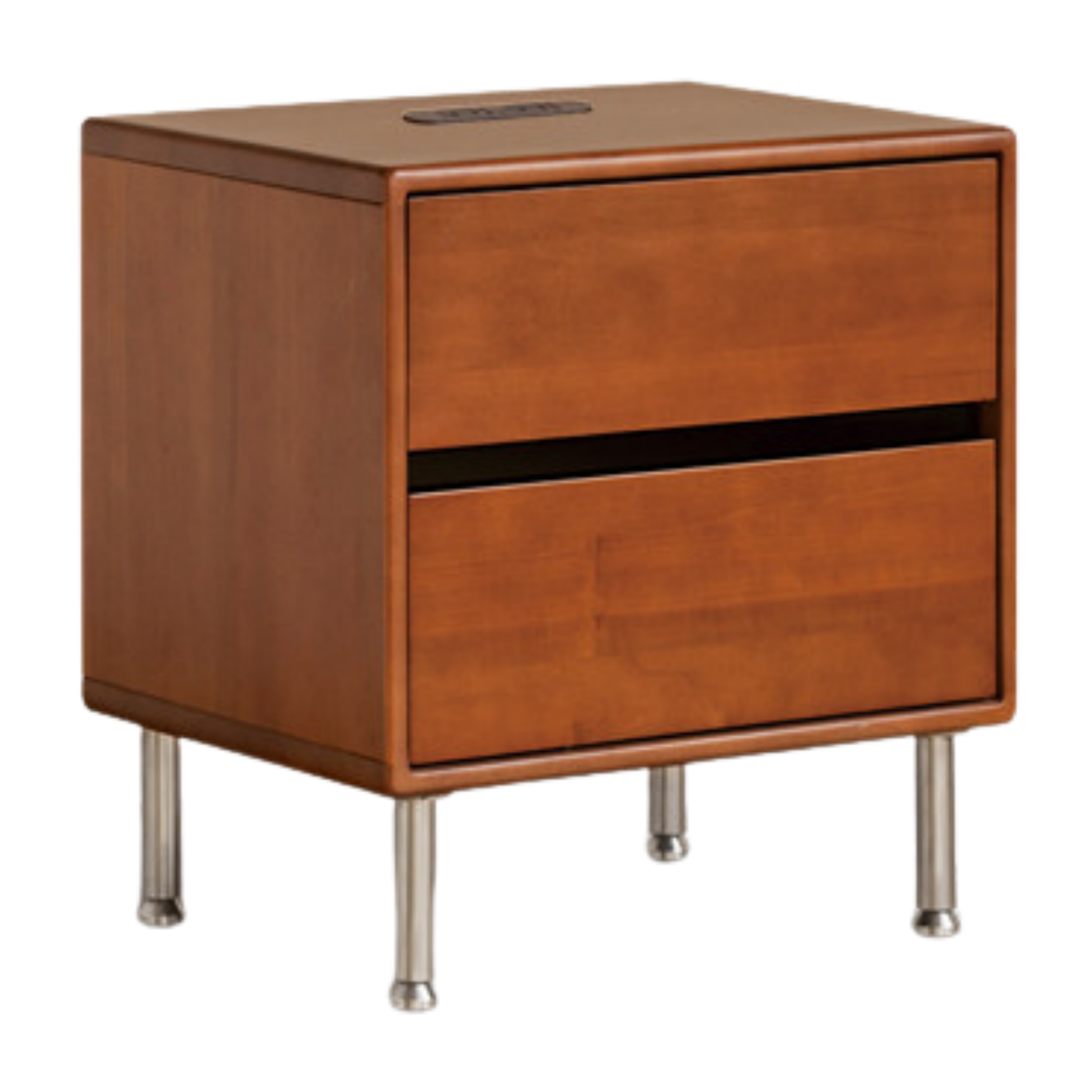 Poplar Solid Wood American Retro Nightstands