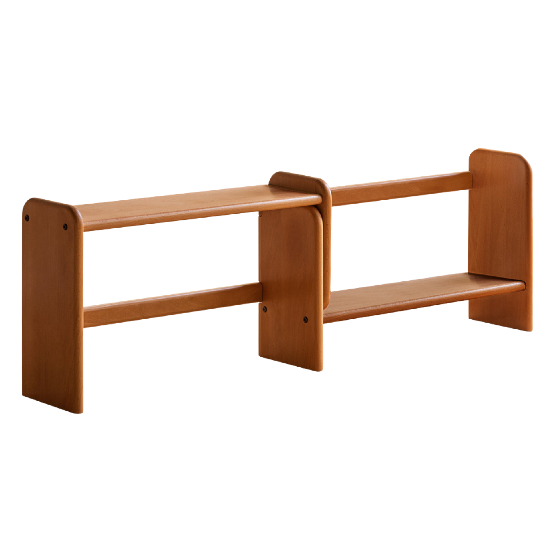 Beech, Oak, Poplar Solid Wood Nordic Study Bookshelf