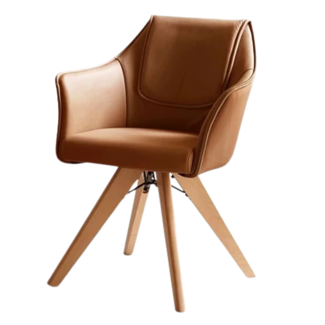 Beech solid wood Soft Chair rotate 360