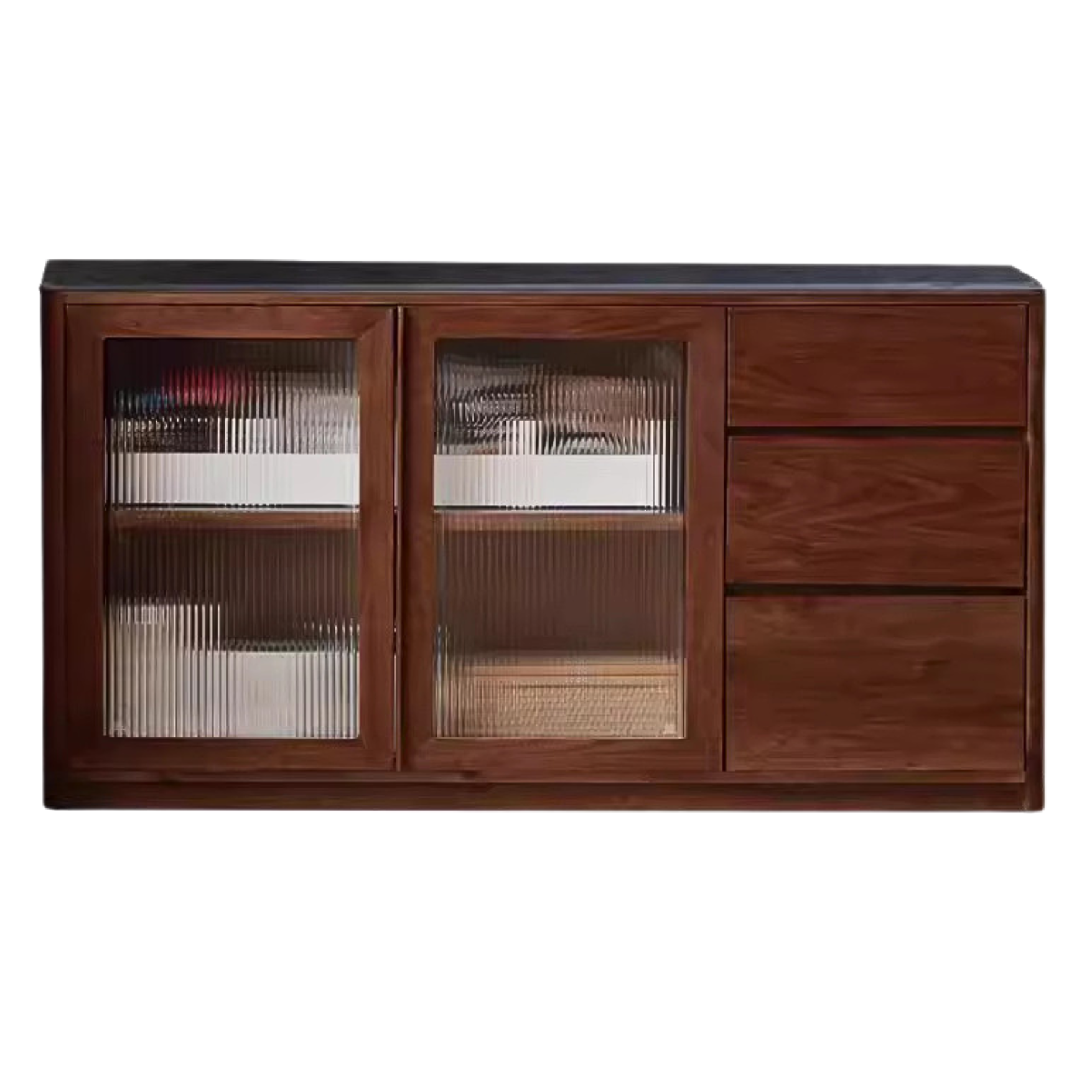 Black walnut, Ash solid wood sideboard hole storage ,