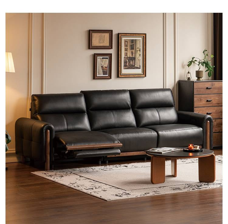 Top Grain Genuine Leather Zero Wall Power Reclining Sofa