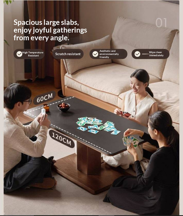 Oak Solid Wood Lifting Coffee Table