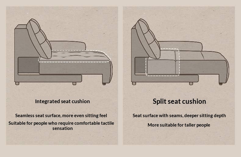Genuine Leather Tufted Pull-Out Sleeper Sofa with Storage Chaise