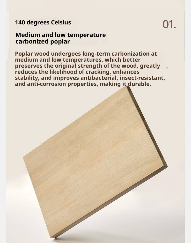 Poplar Solid Wood Desk Extendable Office Desk