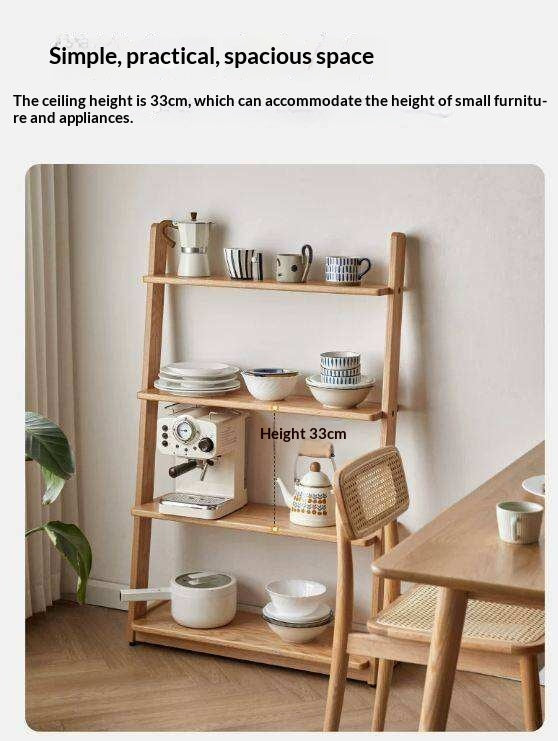 Oak, Beech Solid Wood Bookshelf Racks