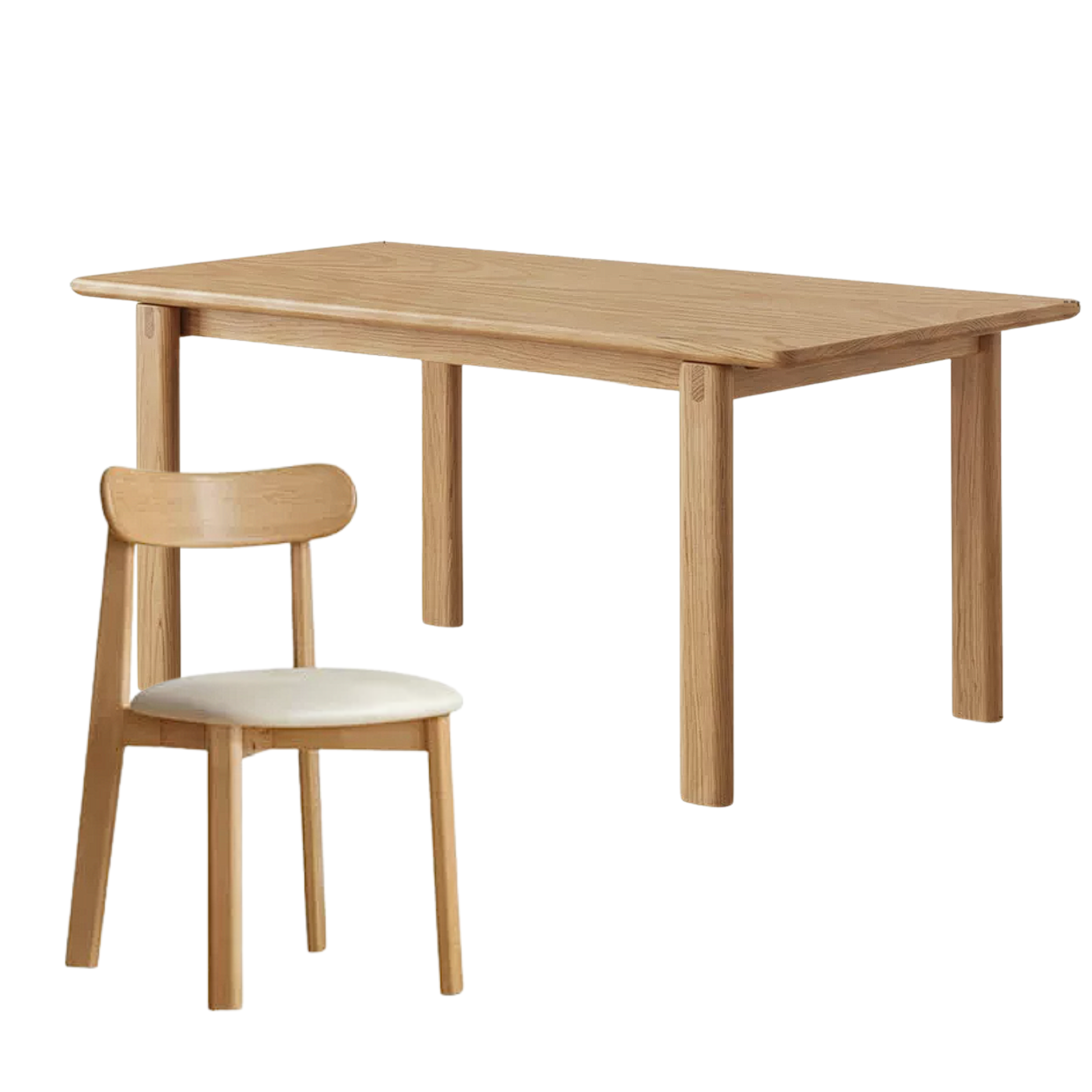 Black Walnut, Oak Solid Wood Large Board Dining Table