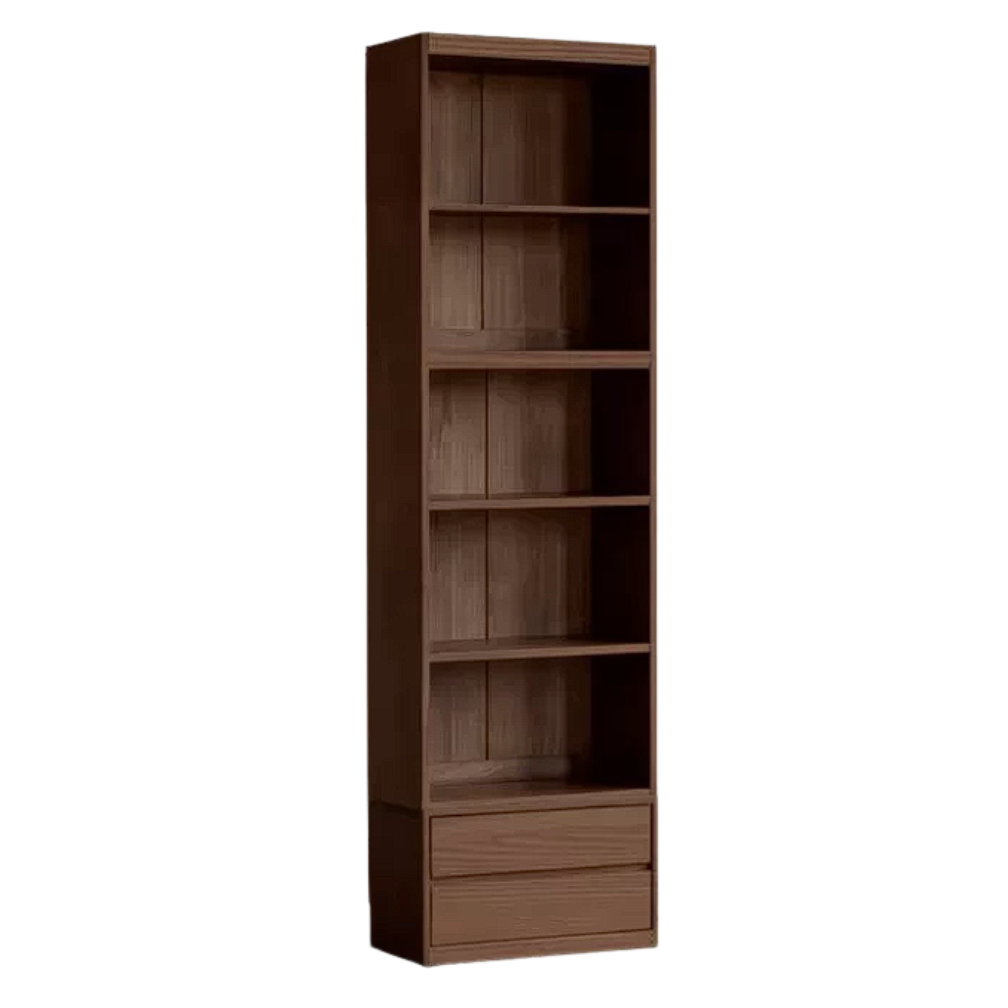 Sandalwood, Oak, Ash Solid Wood Combination Bookcase