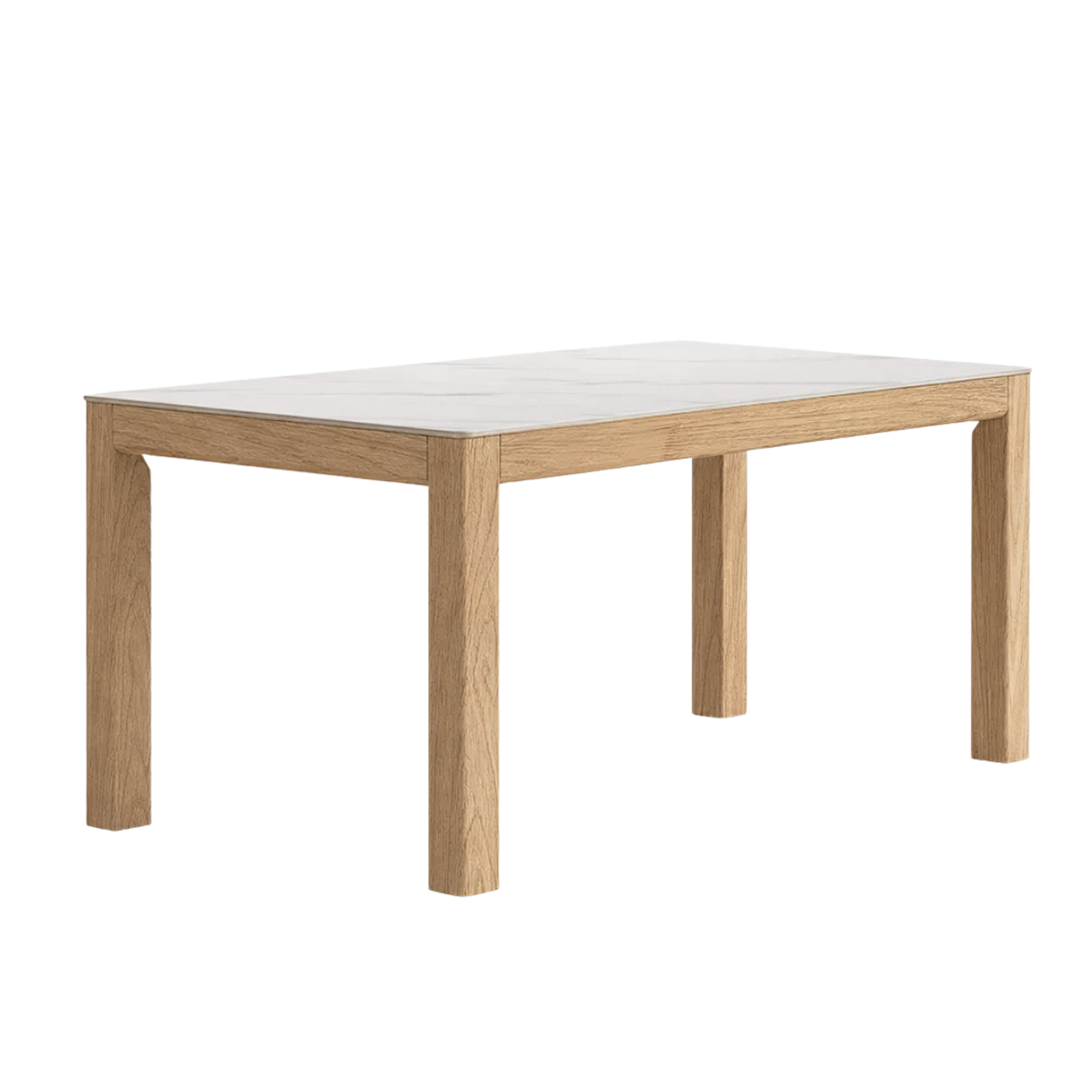 Oak Solid Wood Simple Shape Dining Table