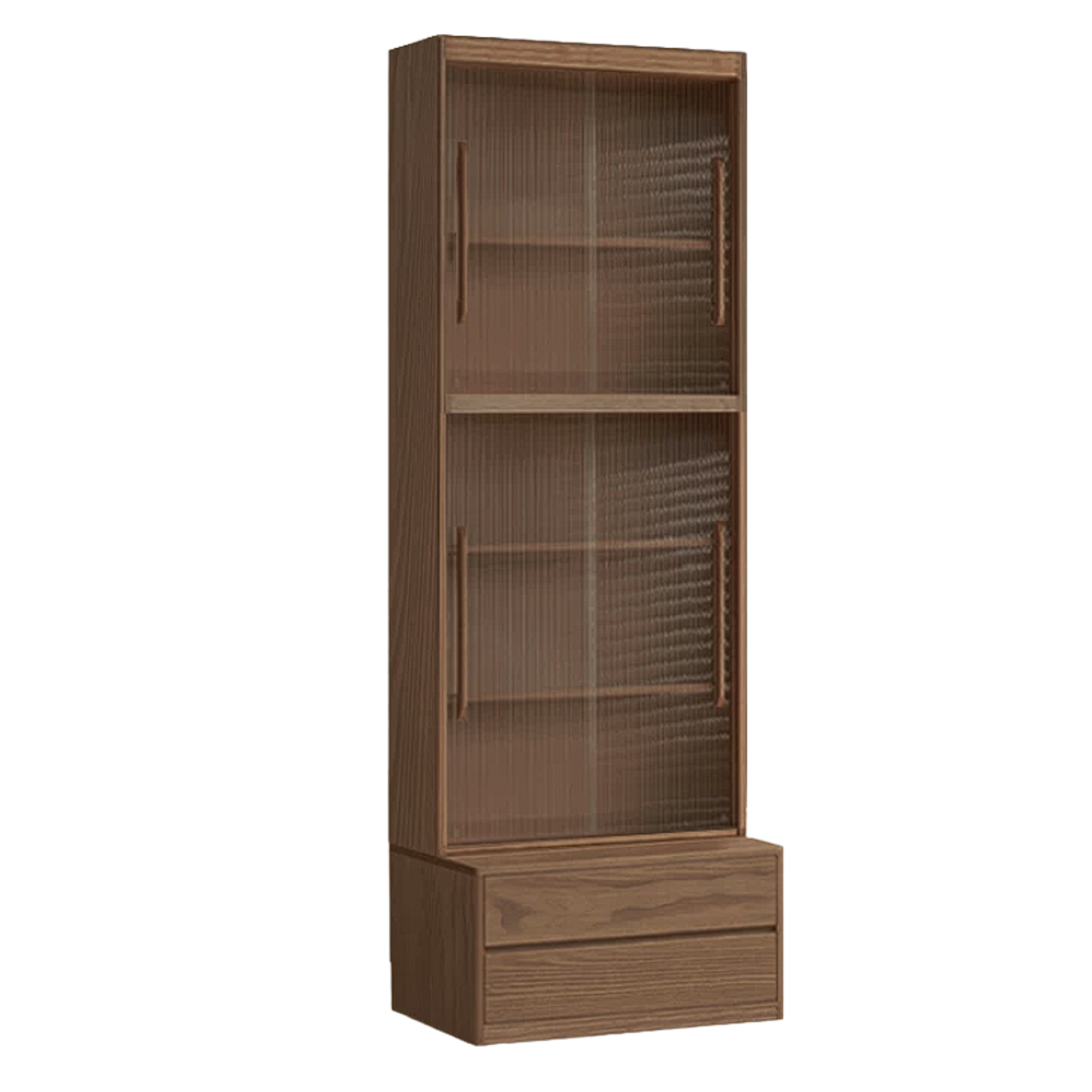 Sandalwood, Oak, Ash Solid Wood Combination Bookcase