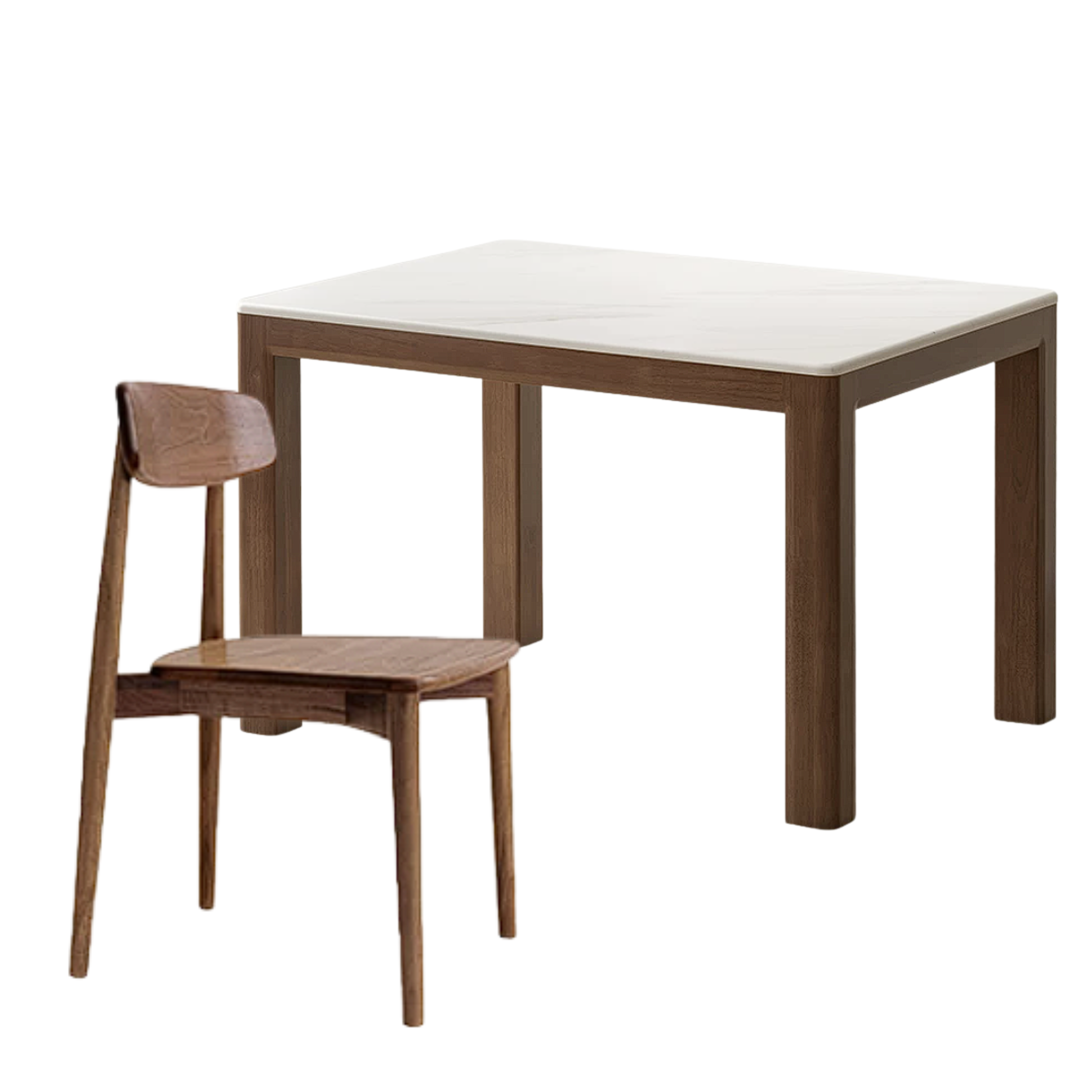 Oak Solid Wood Simple Shape Dining Table