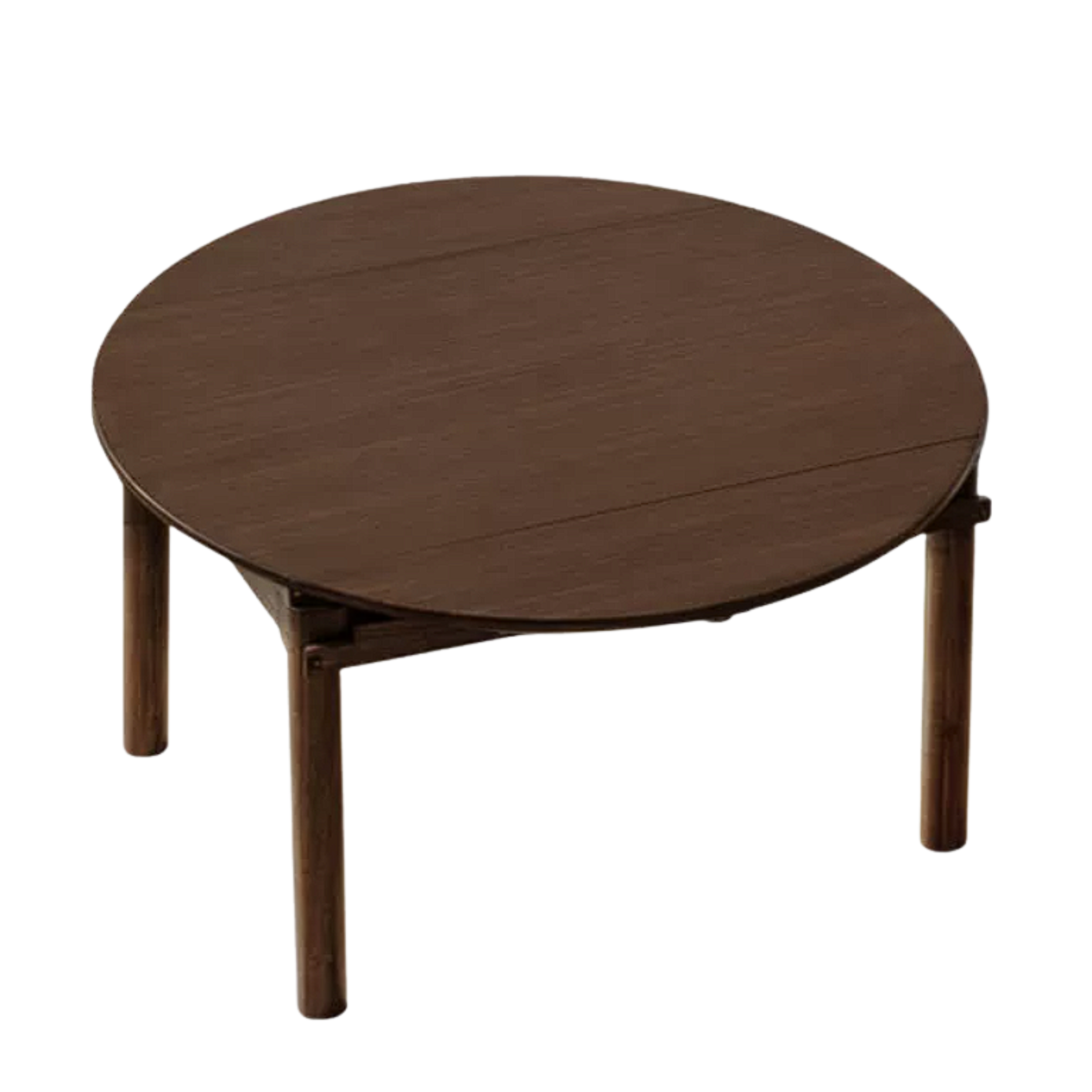 Black Walnut, Ash, Oak, Golden Pearwood Folding Dining Table