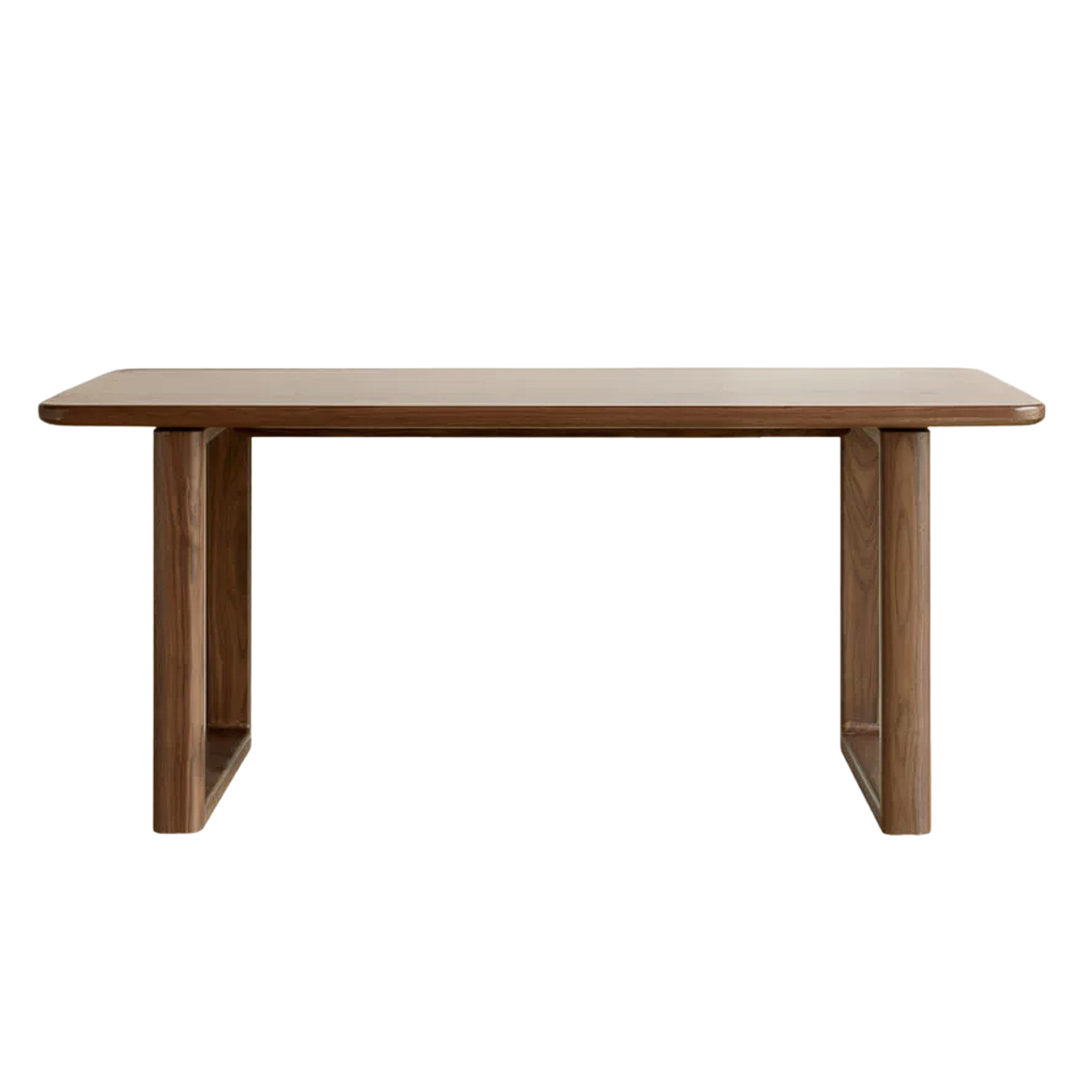 Oak, Ash, Sandalwood, Black Walnut Solid Wood Full Large Plate Dining Table