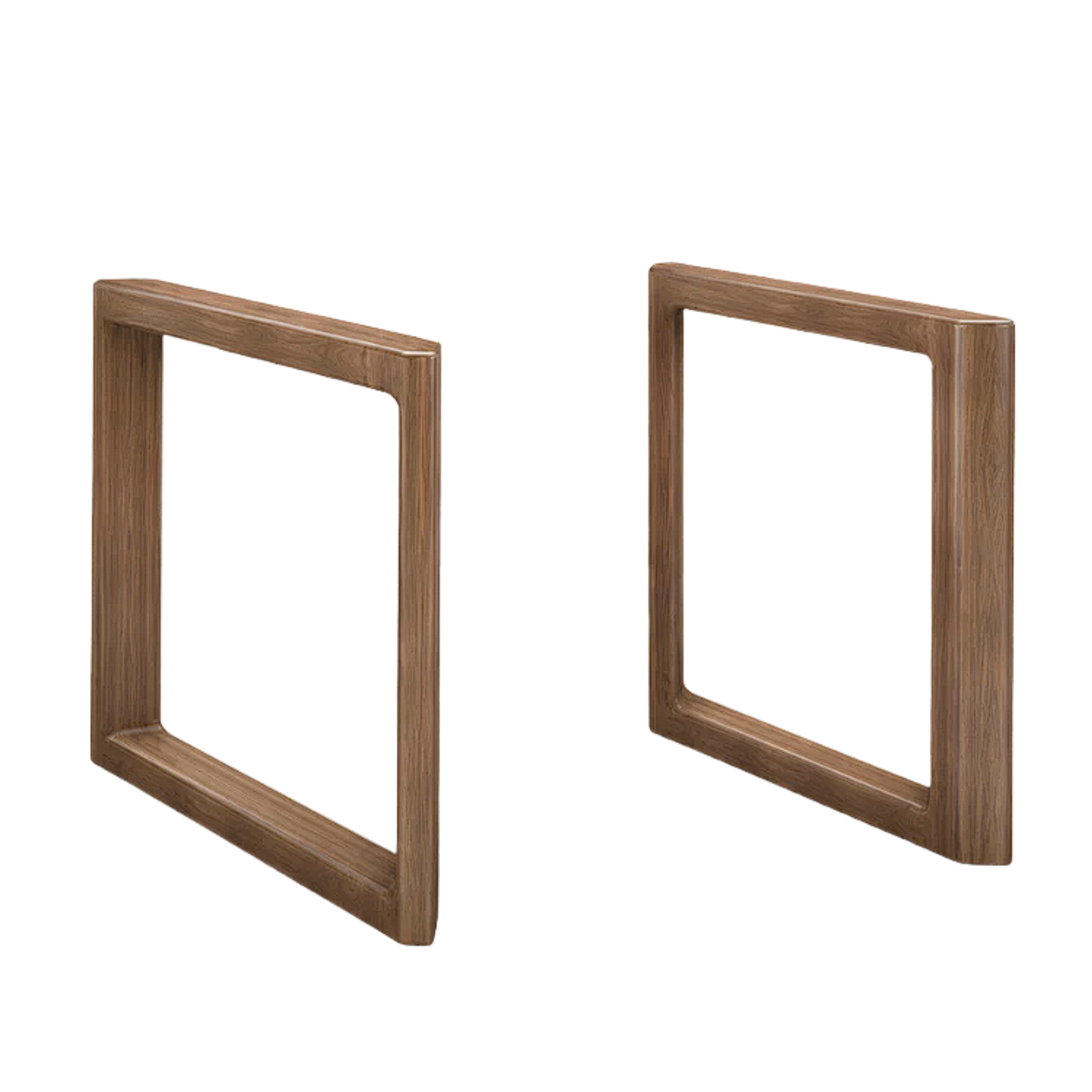 Black Walnut, South American Walnut, Ash Solid Wood, Metal, Acrylic Table Legs