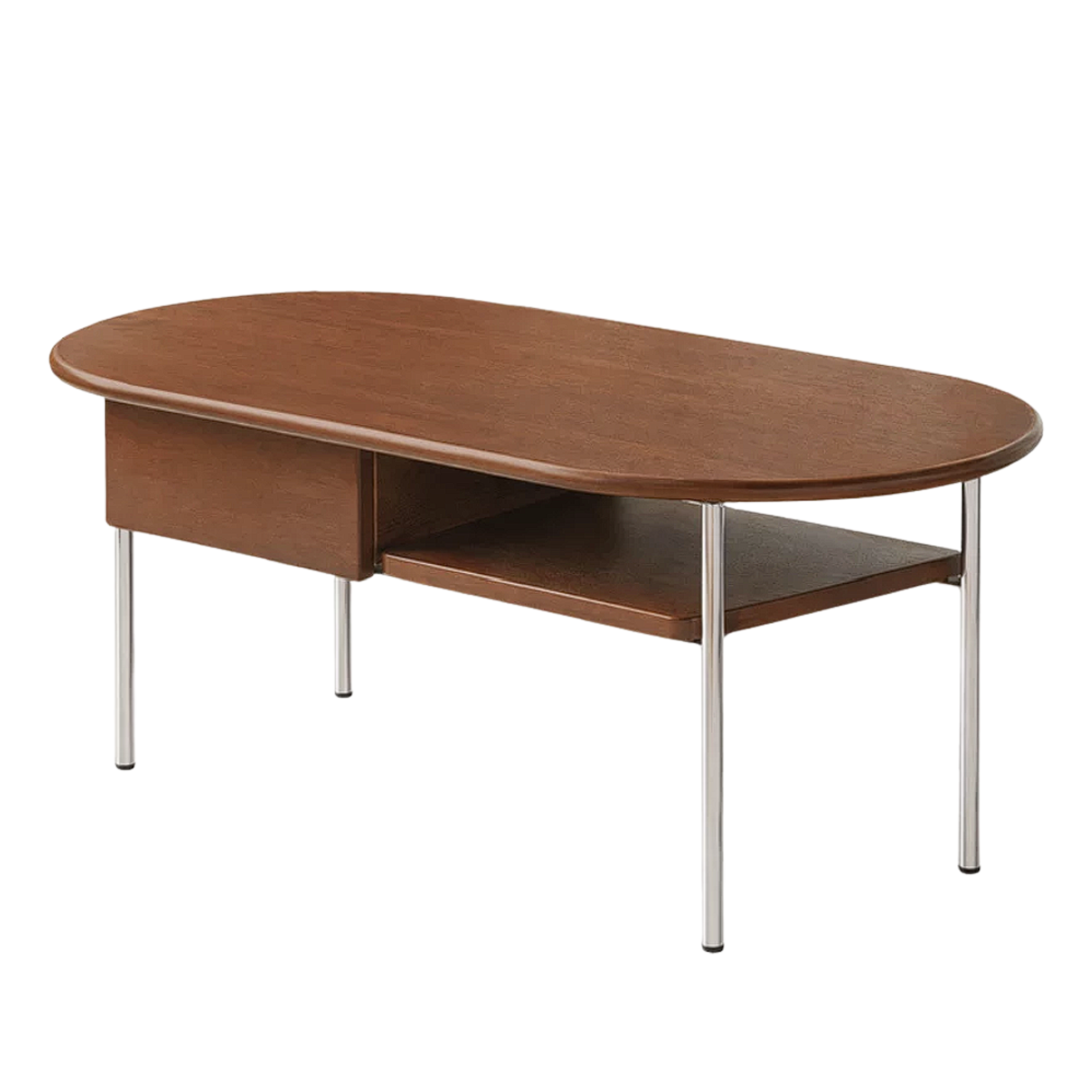 Tulipwood, Birch Solid Wood French Retro Small Storage Coffee Table