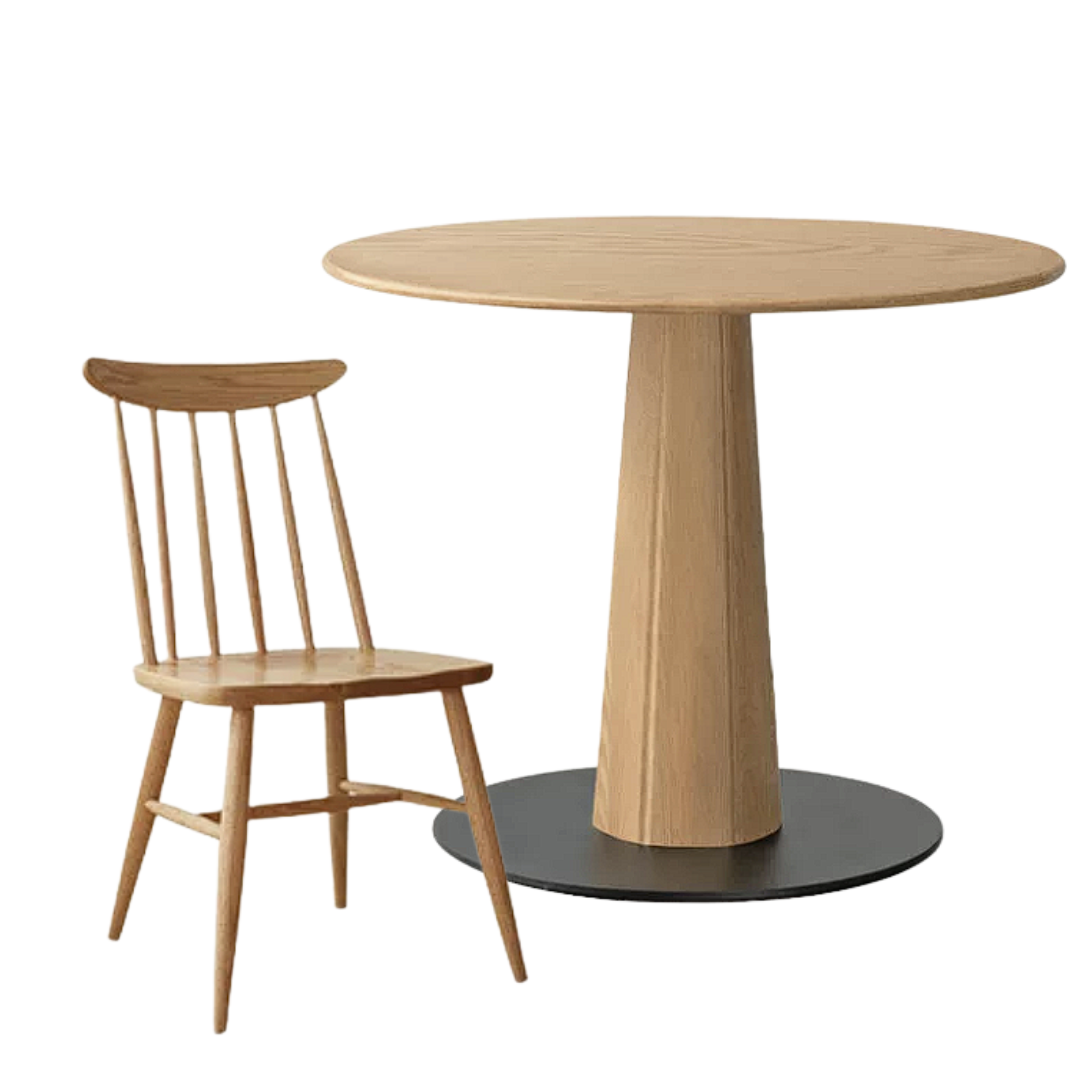 Ash Solid Wood Nordic Dining Round Table