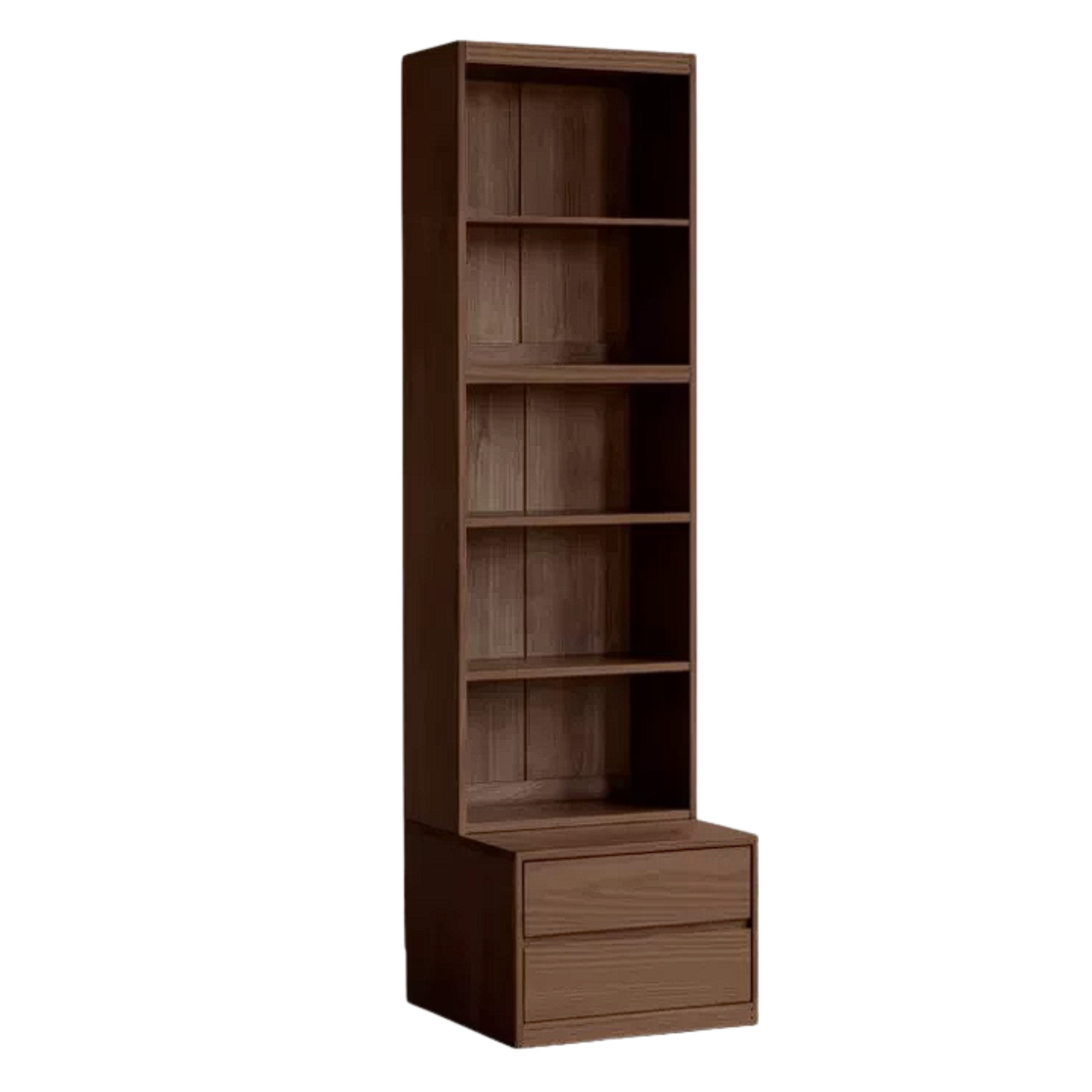 Sandalwood, Oak, Ash Solid Wood Combination Bookcase