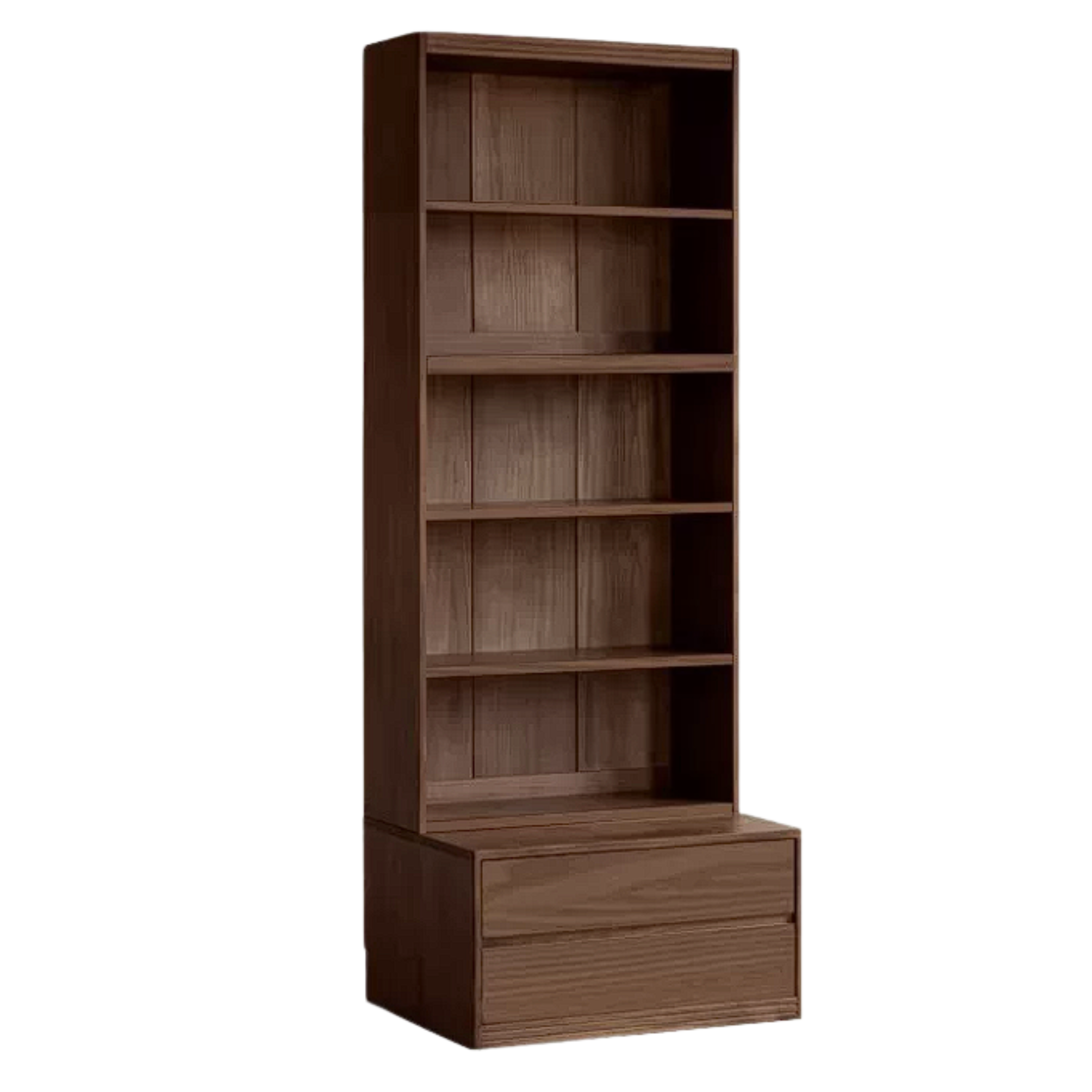 Sandalwood, Oak, Ash Solid Wood Combination Bookcase
