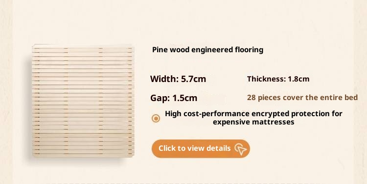 Poplar Solid Wood Windsor Bed, Retro Vintage Style