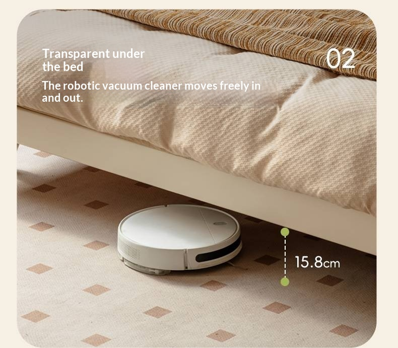 Oak, Rubberwood Solid Bed with Cream Finish — Casual Bedside with Soft Bag Backrest and White Soft Back