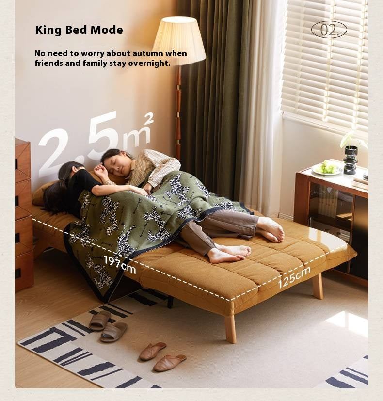 Retro Sitting and Sleeping Sofa