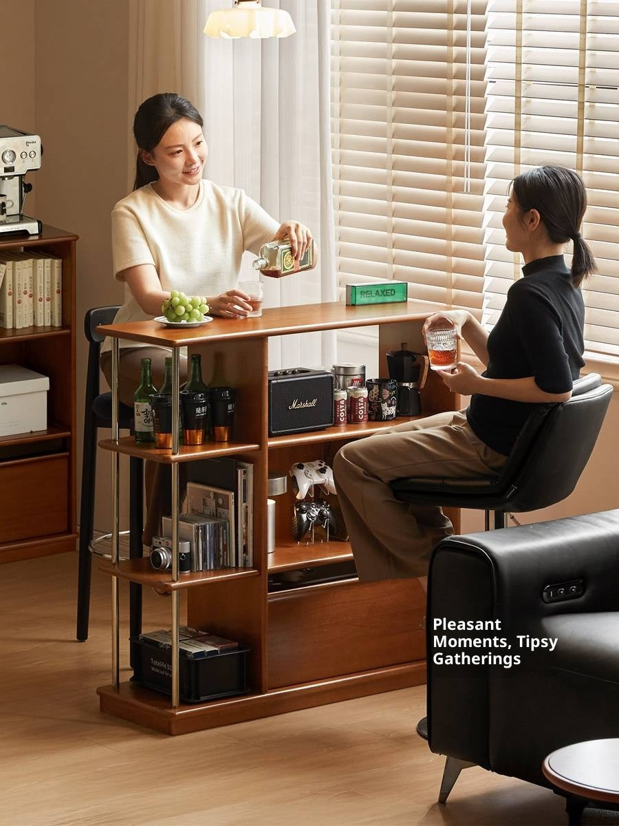 Poplar Solid Wood Bauhaus Style Bookcase