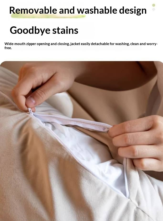 Headboard Pillow with Removable and Washable Cover