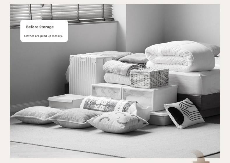 Black Walnut Solid Wood Platform Box Bed, Headboard-Free Bed Night Light Suspended Bed