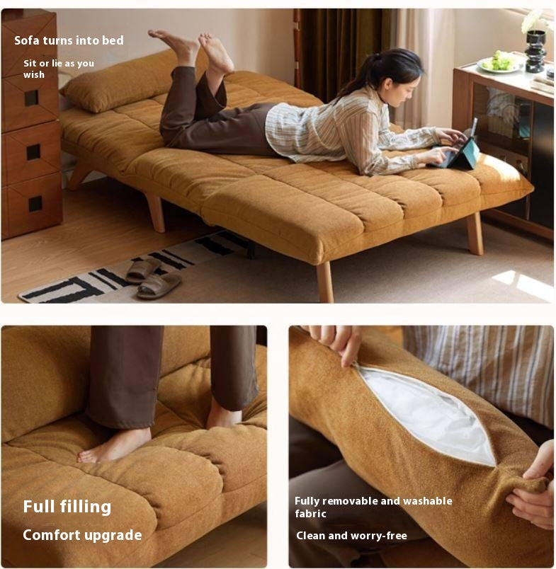 Retro Sitting and Sleeping Sofa