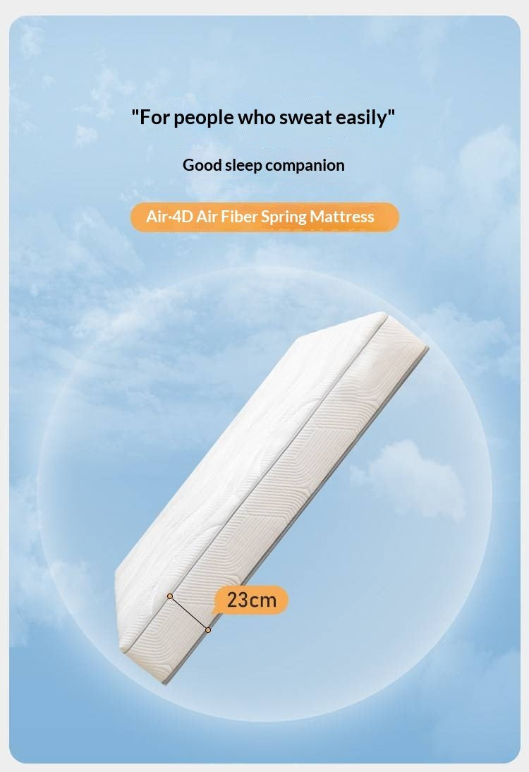Zero-Glue Bedroom Mattress — Natural Anti-Mite, Breathable, Spring Back Support, Firm Support Mattress