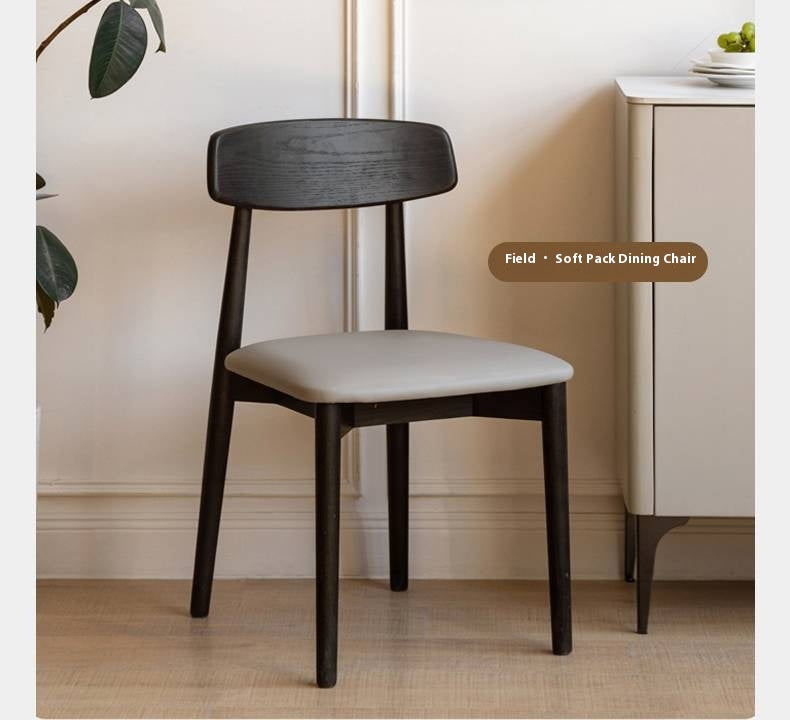 Solid Rubberwood Rock Board Dining Table