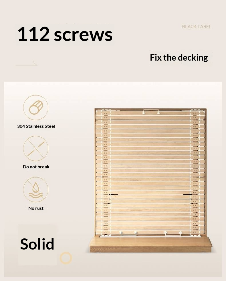 Ash Solid Wood Electric Storage Box Bed — Modern Minimalist Design