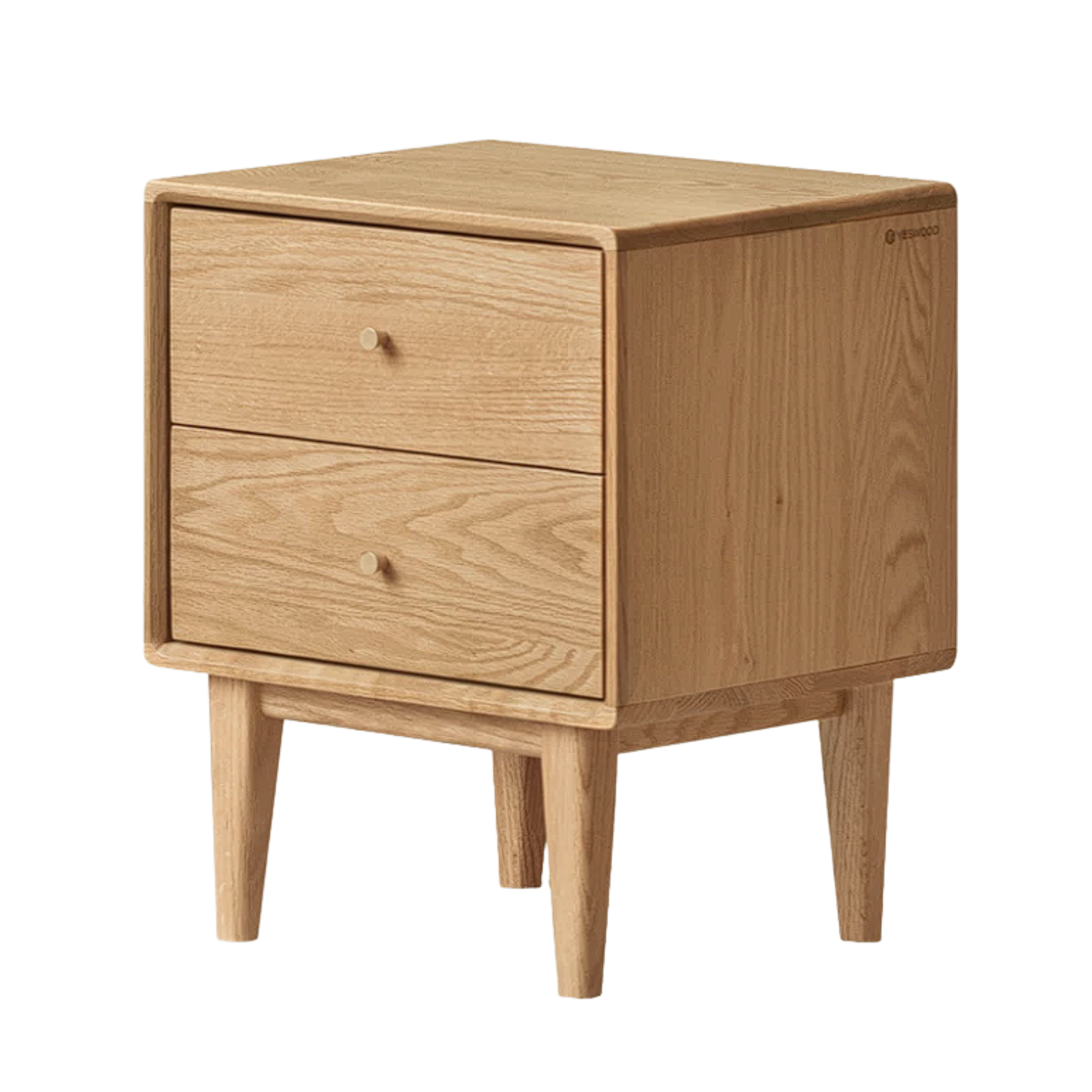 Beech, Oak, Rubberwood, Ash solid wood Nightstand