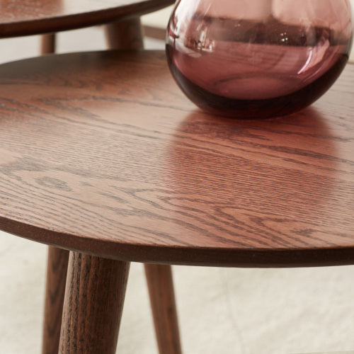 Oak Solid Wood Combination Shape Side Table