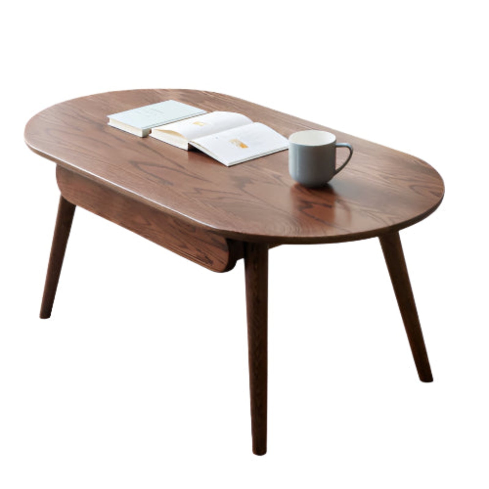 Oak Solid Wood Coffee Table with drawers