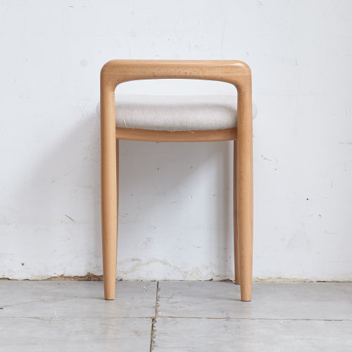 Beech Solid Wood Makeup Stool