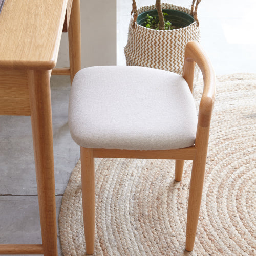 Beech Solid Wood Makeup Stool