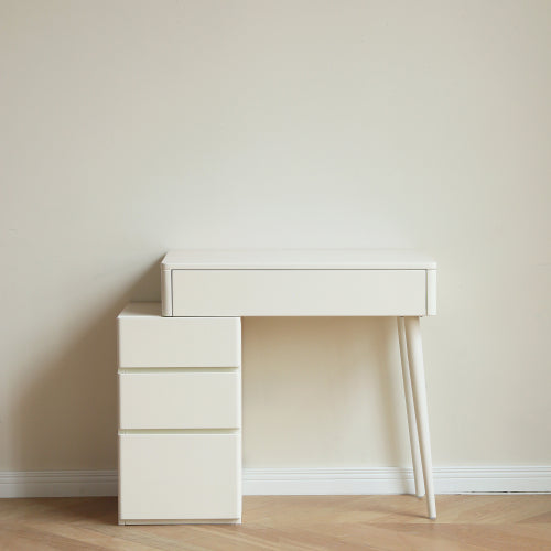 Poplar Solid Wood Cream Style Dressing Table