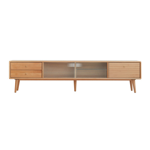 Beech Solid Wood Nordic TV Stand